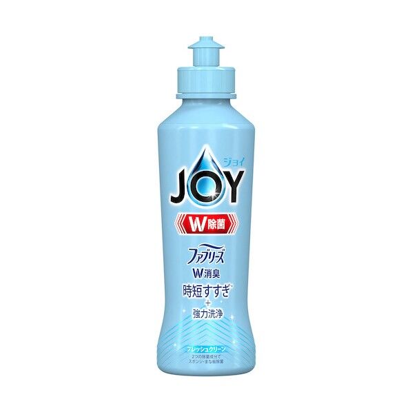 ジョイ W除菌 食器用洗剤 ファブリーズW消臭 フレッシュクリーン 本体 170ml 402309 1個