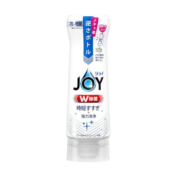 ジョイ W除菌 食器用洗剤 逆さボトル さわやか微香 本体 290ml