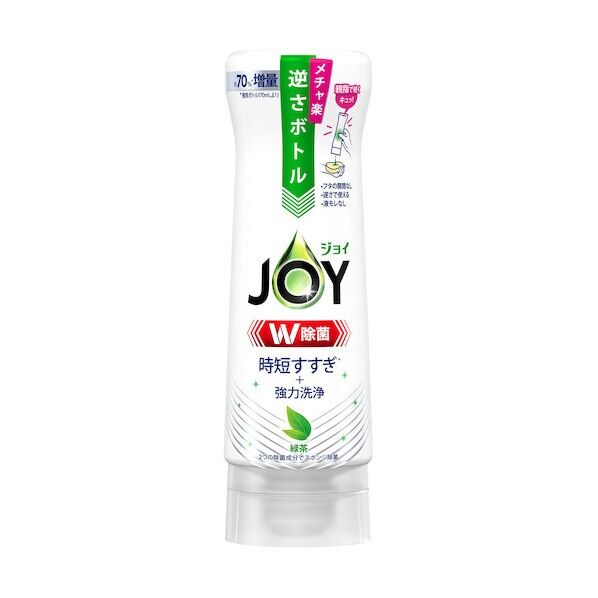 ジョイ W除菌 食器用洗剤 緑茶 逆さボトル 290ml 402315 1個