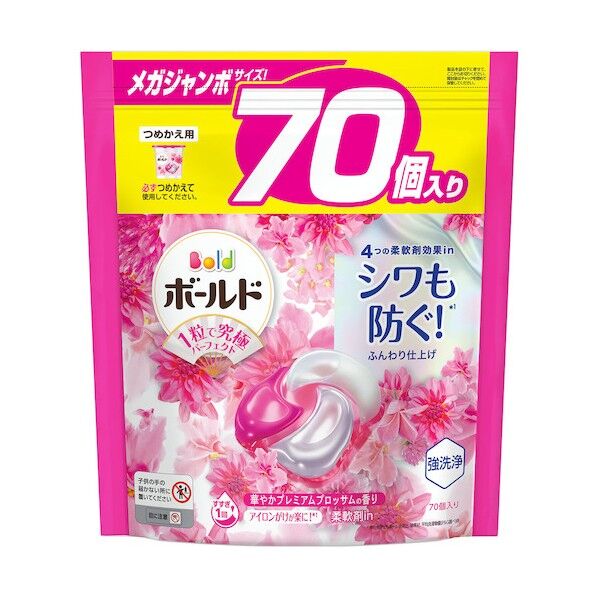 ボールド ジェルボール 4D プレミアムブロッサム 詰め替え メガジャンボ 70個