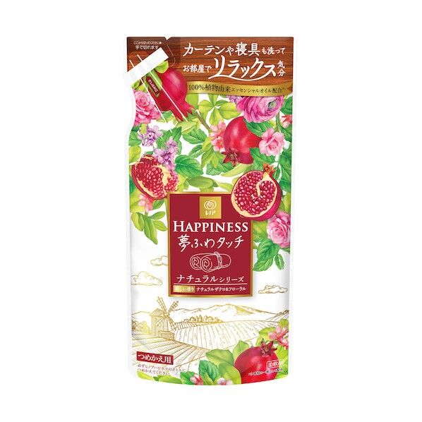 レノアハピネス 夢ふわタッチ ナチュラルザクロ&フローラル 詰替え 400mL