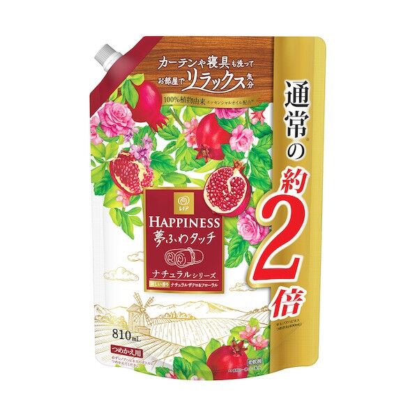 P&Gジャパン レノアハピネス 夢ふわタッチ ナチュラルザクロ&フローラル 詰替え 特大 810mL 402301 0...