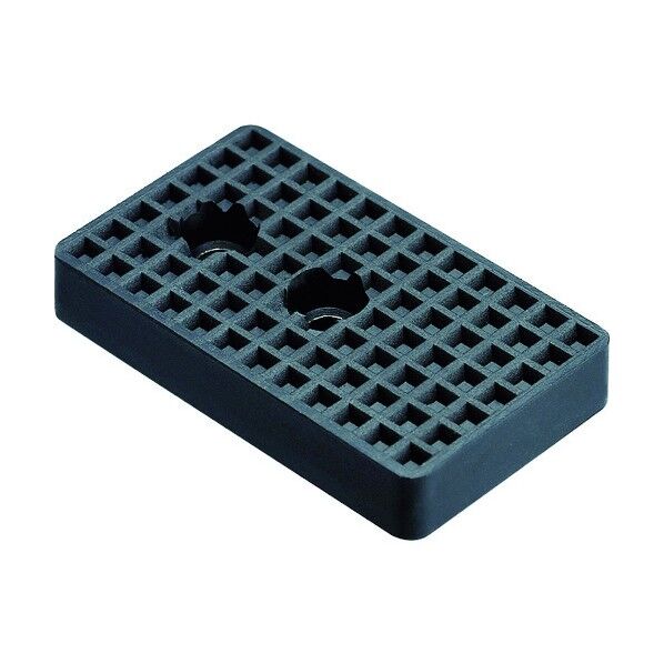 アインツ 当板・角型・黒2穴・ミニシリンダー用 100×150×0.05MM CP-060 1個