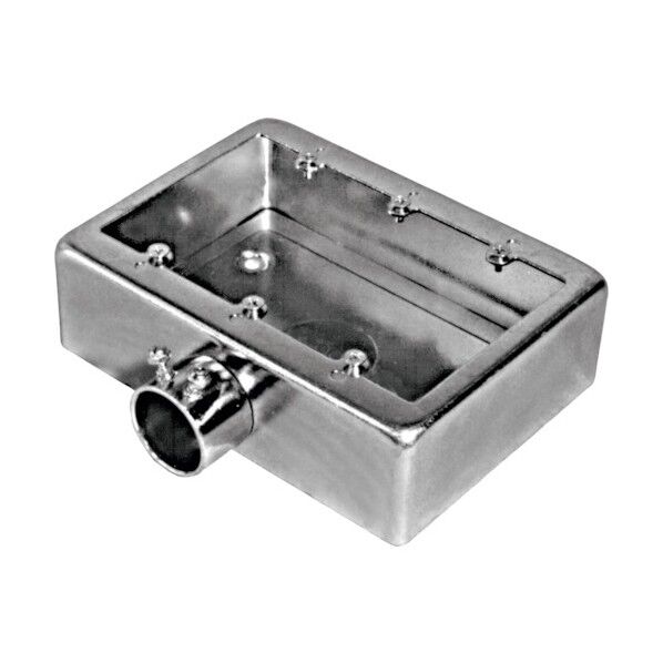 ねじ無 角型3個用一方出 鋼板