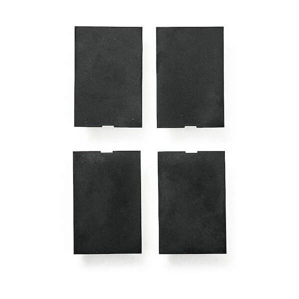 (170052814)三次元調整機能付隠し丁番オプション角型ねじカバー HES3D-W190SQC-BL 4枚...