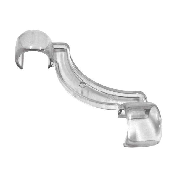 ユニプラ･ライトジョイント コーナー用棚受け トウメイ