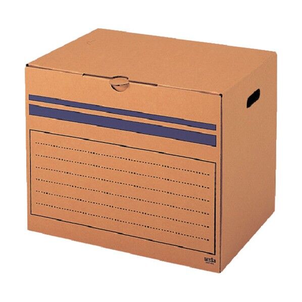 収納ボックス A4タテ クラフト SBF-005-00 1点