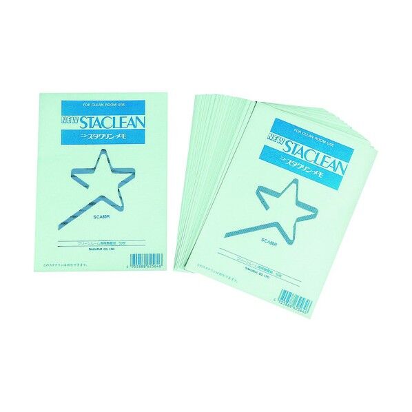 スタクリンRCメモ A6 SCA60R ブルー 61-3778-02 1000枚