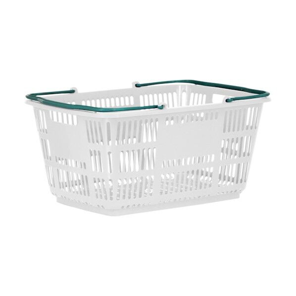 カゴCB―33Eホワイト×ブルーグリーン360×505×250
