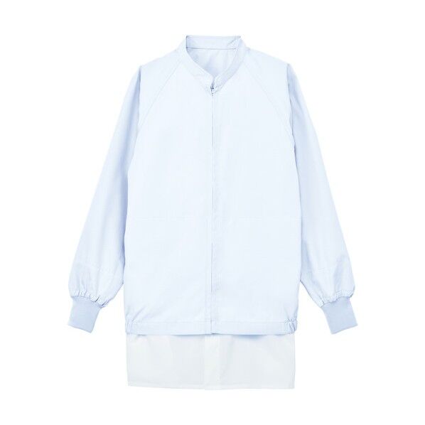 交織ポプリン長袖ジャンパー(男女兼用)