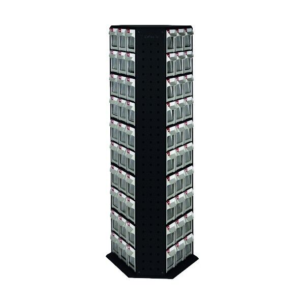 シューター社 回転パーツスタンド 1280mm 90引出し 黒色 RFO-690-BK 1点