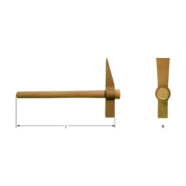 バーコ(BAHCO) Ampco 防爆煉瓦ハンマー FN0600B 1...