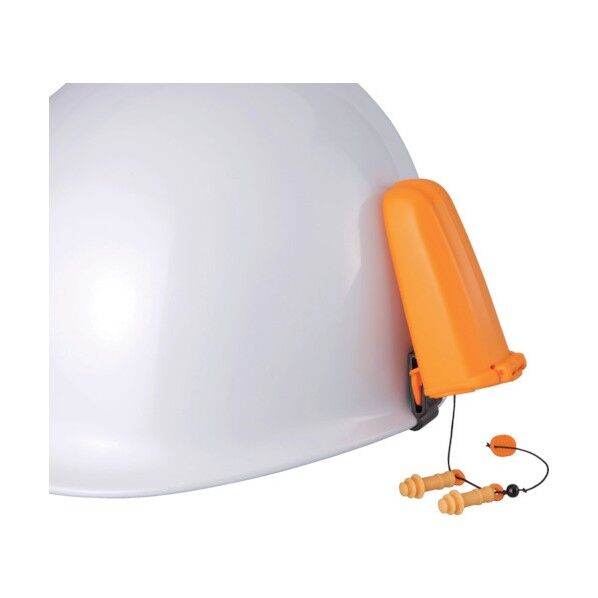 トーヨーセフティ ヘルメット取付用収納式耳栓