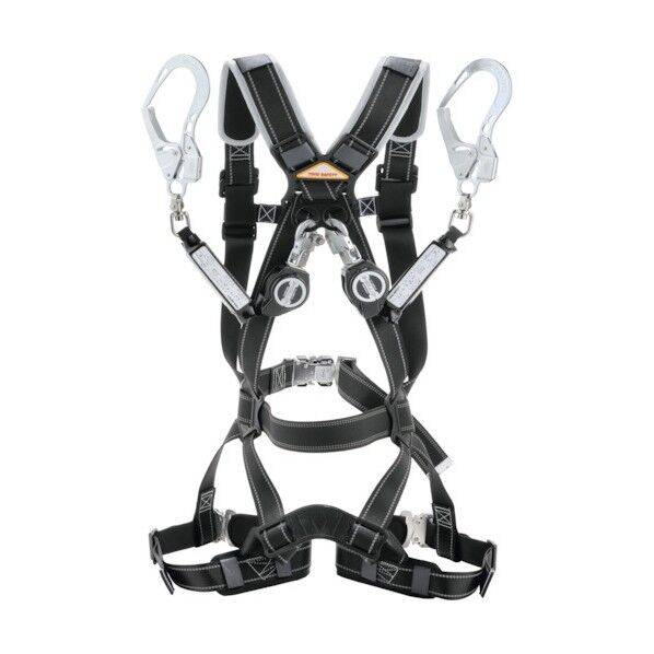 フルハーネス型巻取式(ロック装置付き)ダブルランヤード NO.FGH-144W 1点