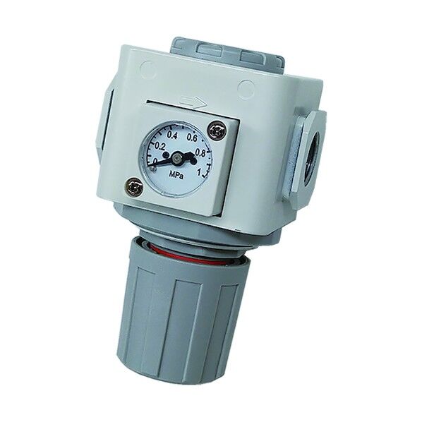 レギュレータ(ブラケット、角型圧力計付) ERV3-08-BD 1点