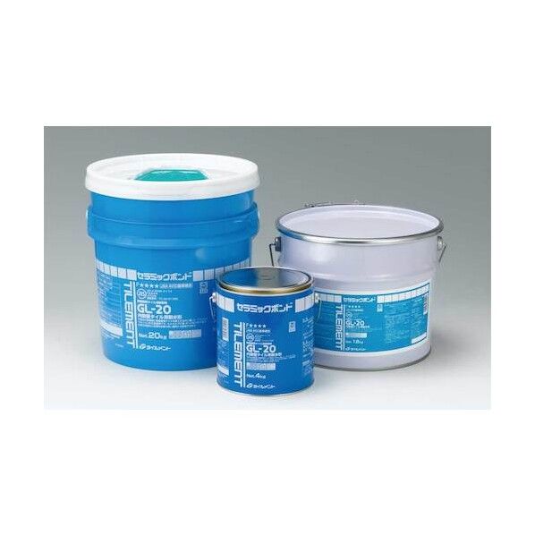 タイルメント 【売切り廃番】TILEMENT タイル用接着剤 GL-20 20kg 20kg 白 30100202 20KG...