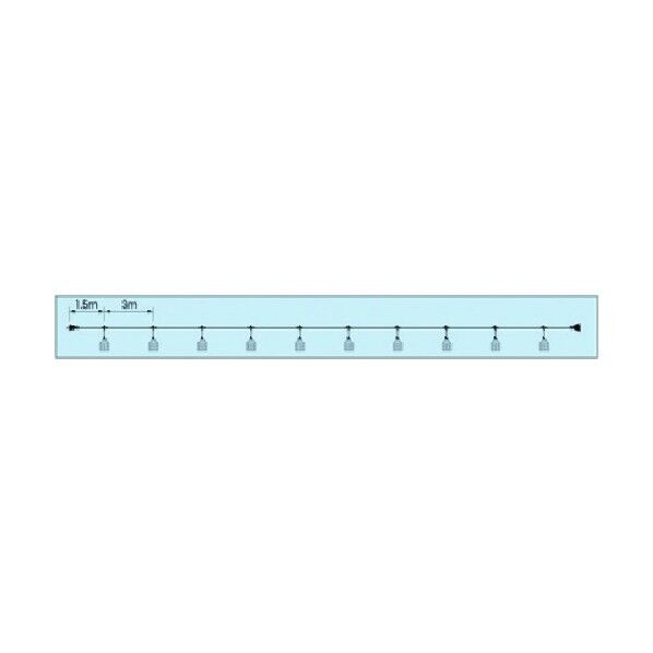つくし工房 【長谷川製作所製品】明り取り30m 電灯用(10灯)本体のみ 6350 1点...