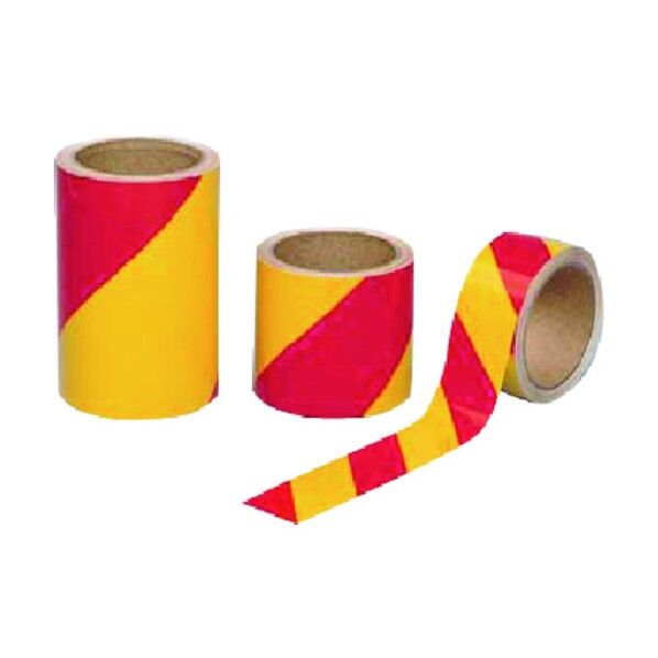 ダイヤテープ(黄/赤)反射式 150mm幅 TP-27 1点