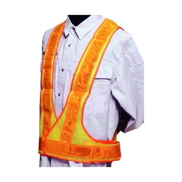 安全チョッキ 黄 高輝度反射 イエローメッシュ TY-11A 1点