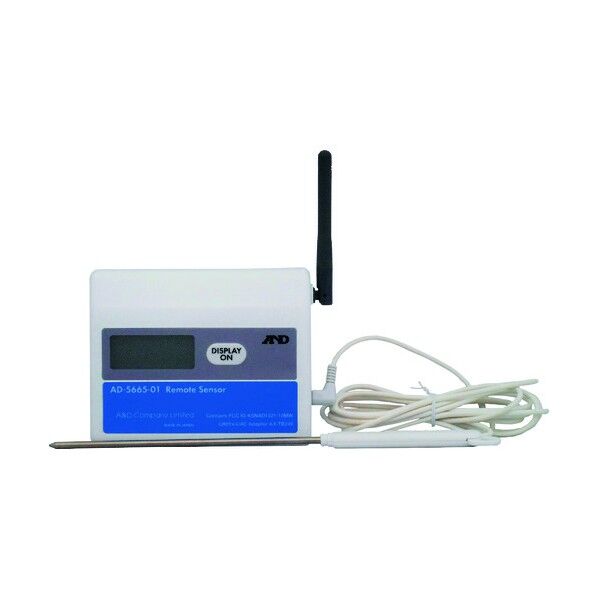 ZigBeeワイヤレス温湿度計測システム(子機) D5665-01 一般(ISO)校正付(検査成績書+トレサビリティ体系図) AD5665-01-00A00 1点