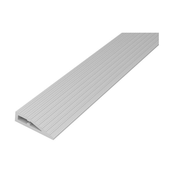 床金物20-431ソフトエッジ(一般家庭用) 軟質樹脂製 K-2ホワイトグレー 定尺2.00M 20-4312 1点