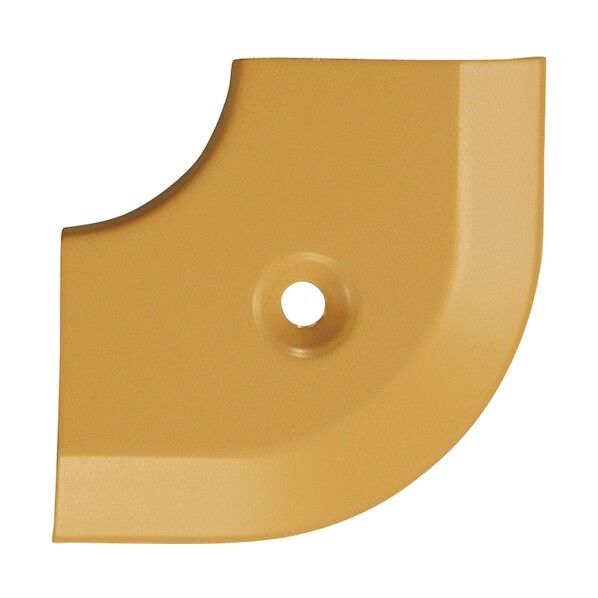 床金物20-111LM(LO)木目ヘの字押えコーナー アルミライトオーク 出隅 43×43mm 20-111LMLO51 1点