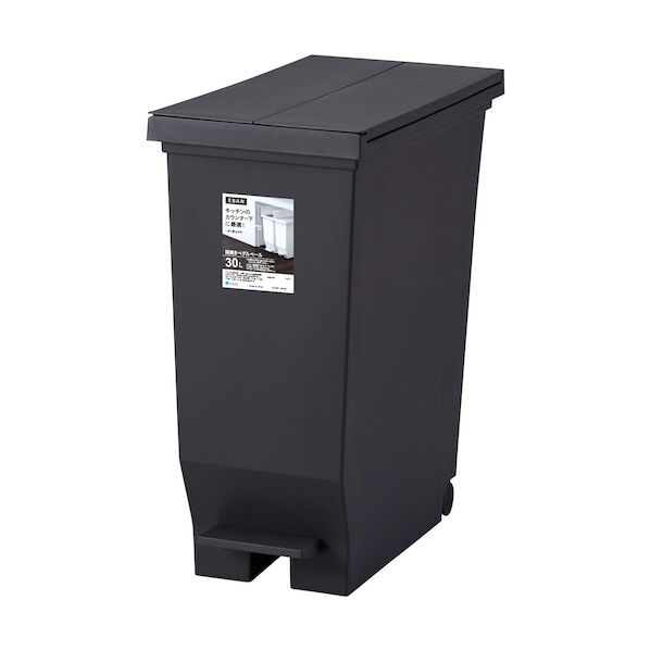 エバン 両開きペダルペール30L ブラック ブラック 30L 630309 1点