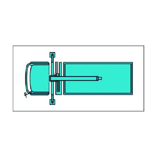 ミニ重機マグネット平面タイプ ユニック車 小 MK-203 1点