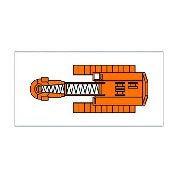 ミニ重機マグネット平面タイプ 杭打機 大 MK-205A 1点
