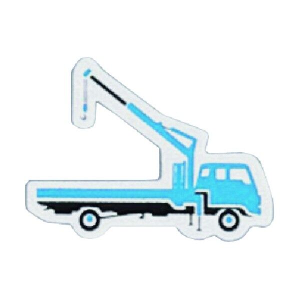 ミニ重機マグネット側面タイプ ユニック車 小 MK-313 1点