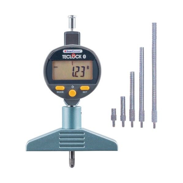 Bluetoothデジタルデプスゲージ 超軽量コンパクト 1/100 継足付き SSD-214 1点