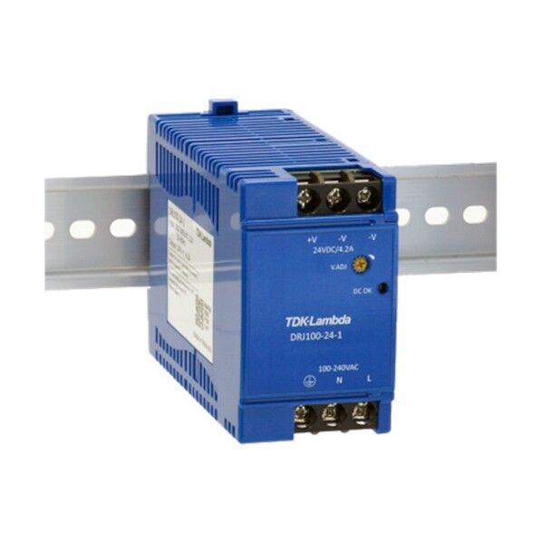 DINレール取付専用ユニット型ACDC電源 120W ブロック端子 DRJ120-24-1 1個