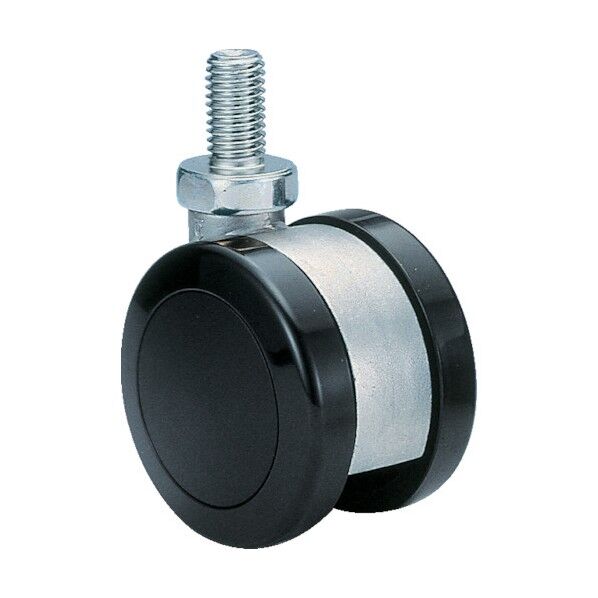 双輪キャスター Φ60 自在 ネジ式