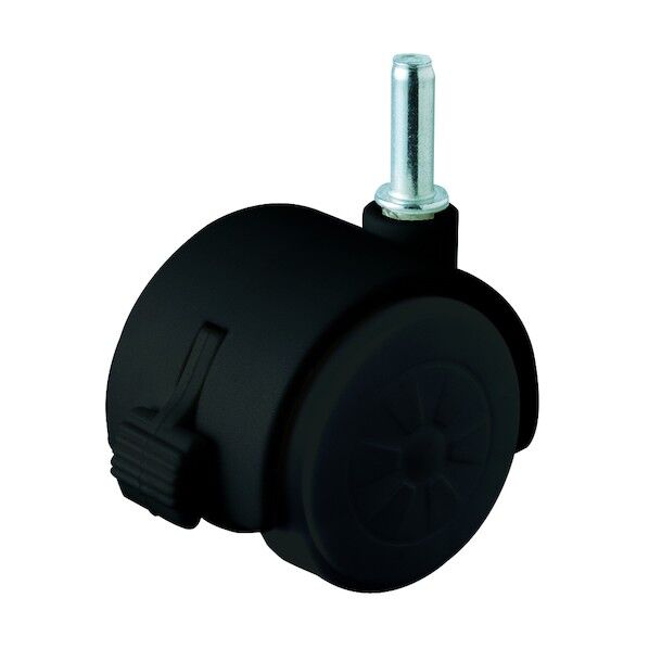 天馬 竿にかけられるバスケット 専用キャスター ブラック 811001032 4個...