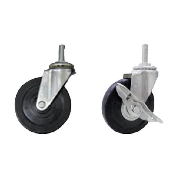  単輪ゴム製キャスター125Φ CAST-1009 1台分 CAST-1009 1点...