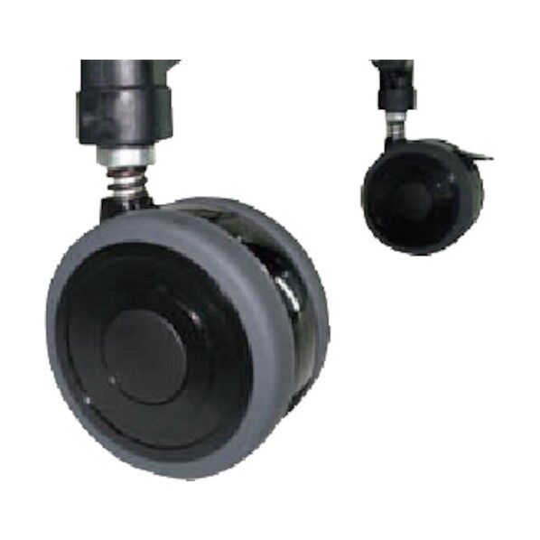 双輪ナイロンエラストマー製衝撃吸収キャスター CASTー1012 (100Φ) 1台分 CAST-1012 1点...