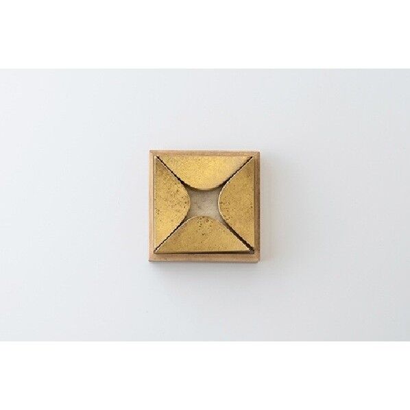 メタリスト 箸置き 『瞬き』 35×30×10mm 鋳肌 FK-E01-02 1個