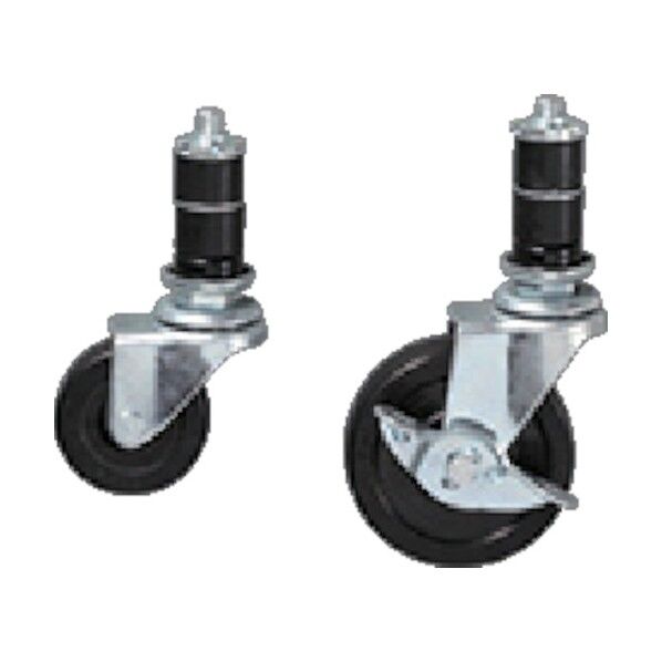 【数量1~9】フレームキャスターNφ100ゴム (ゴム)