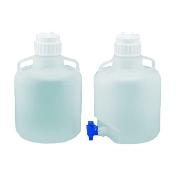 薬液びん 20L 活栓付き PP製 602-21-46-07 1点