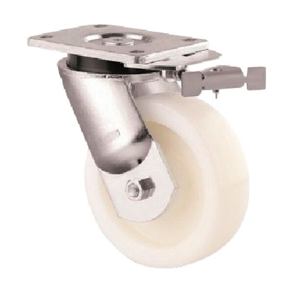 超重荷重用キャスターKAPPA(ナイロン車) φ160 自在式(方向ロック付) 9651TOP160P63 1点