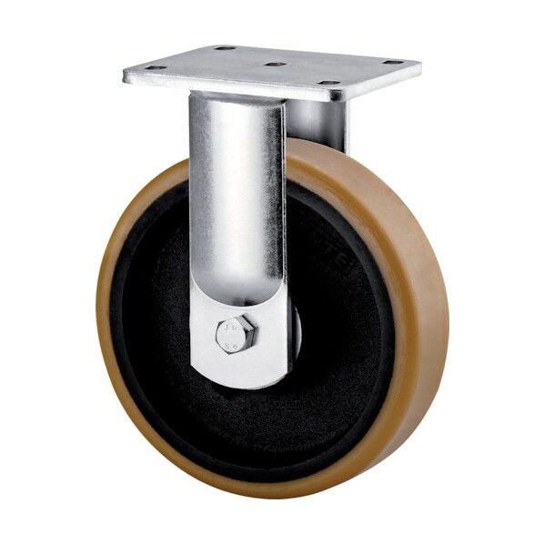 超重荷重用キャスターKAPPA(ポリウレタン車) φ200 固定式 9688FTP200P63 WT50 1点