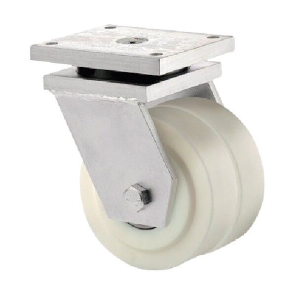 超重荷重用双輪キャスターOMIKRON TWIN(強化ナイロン車) φ150 自在式 9950MOP150P65 1点