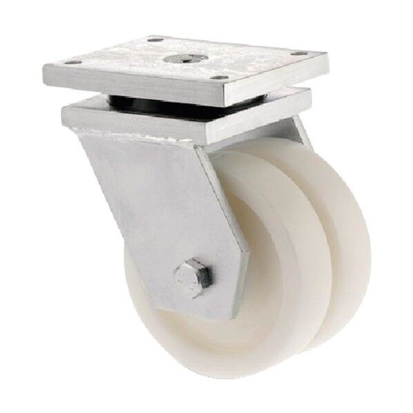 超重荷重用双輪キャスターOMIKRON TWIN(ナイロン車) φ250 自在式 9950TOP250P65 1点