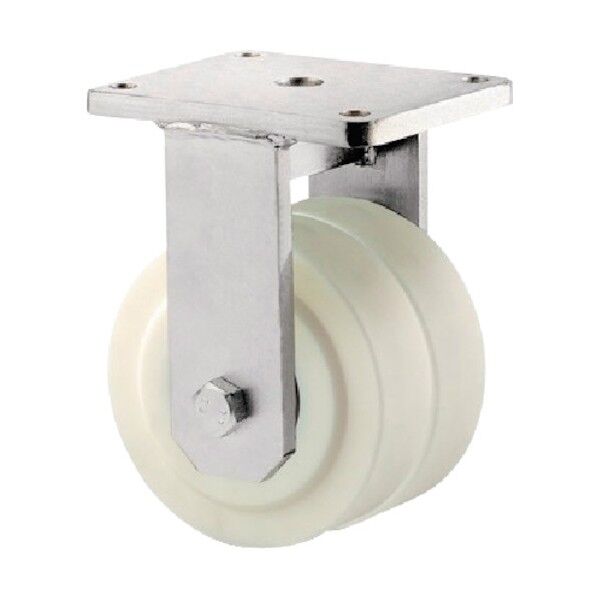 超重荷重用双輪キャスターOMIKRON TWIN(強化ナイロン車) φ150 固定式 9958MOP150P65 1点