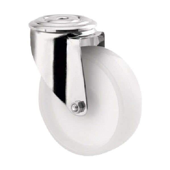 ボルト穴式キャスターALPHA(ナイロン車・ステンレス金具) φ100 自在式 8470UOO100P30-13 1点