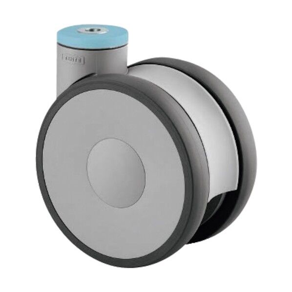 高性能旋回双輪キャスターLINEA(ポリウレタン車・ステンレス金具) φ125 自在式 5940UAC125P30-11 1点