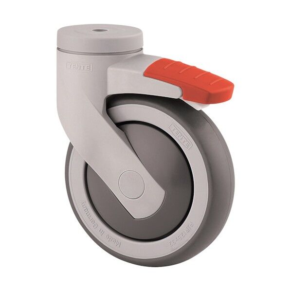 樹脂キャスターLEVINA(エラストマー車) φ150 自在式(トータルロック付) 5377PJP150P30-11 1点