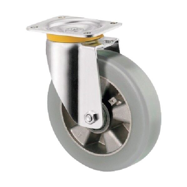 重荷重用キャスターZETA(ウレタン車) φ250 自在式 4680ITP250P63 SH80 CONVEX 1点