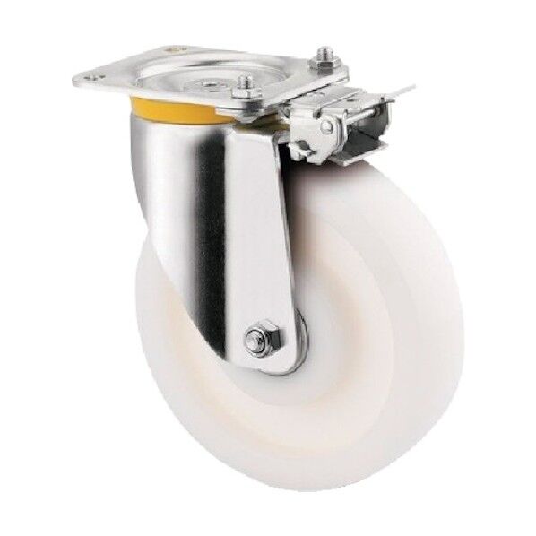 重荷重用キャスターZETA(ナイロン車) φ160 自在式(方向ロック付) 4681TOP160P63 1点