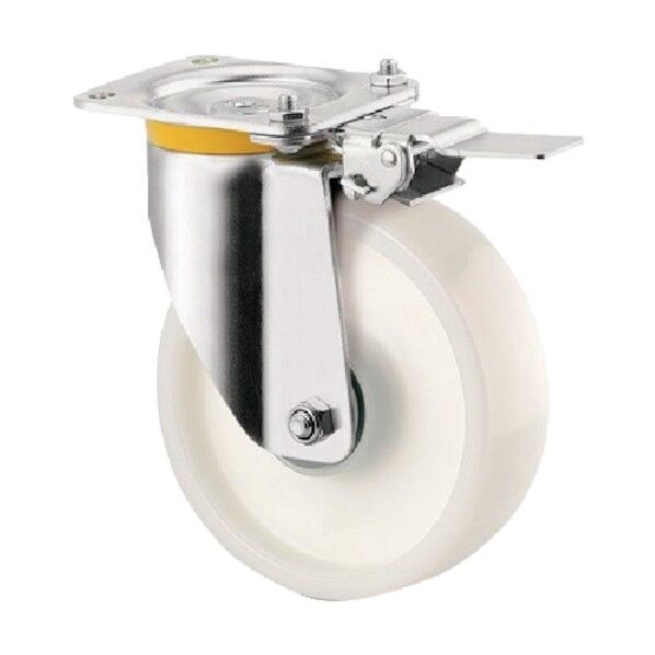 重荷重用キャスターZETA(ナイロン車) φ250 自在式(方向ロック付) 4681UOP250P63 1点